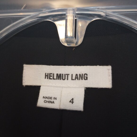 Designer Helmut Lang Black Wool Blazer sz 4 - Picture 7 of 13